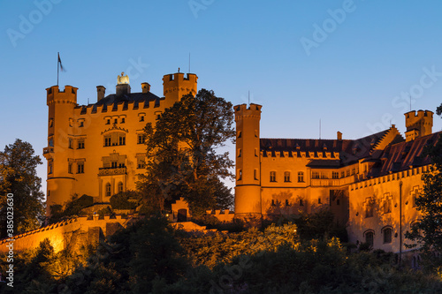 Hohenschwangau Castle, Schwangau, Allgau, Schwaben, Bavaria photo