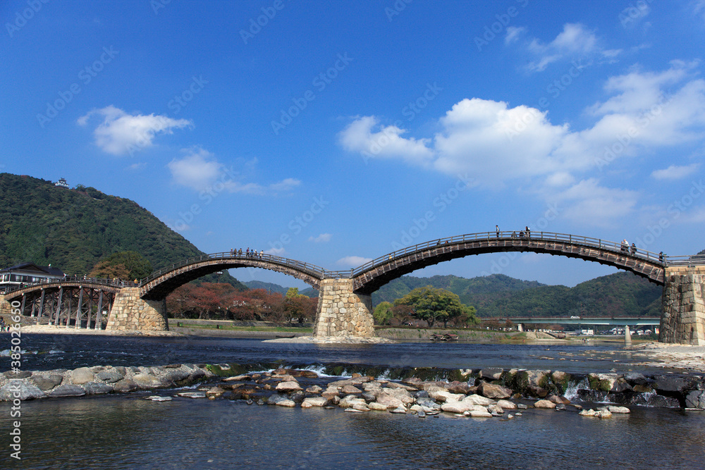 Naklejka premium 錦帯橋