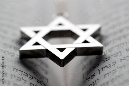 Jewish star (Star of David) on a Torah, France