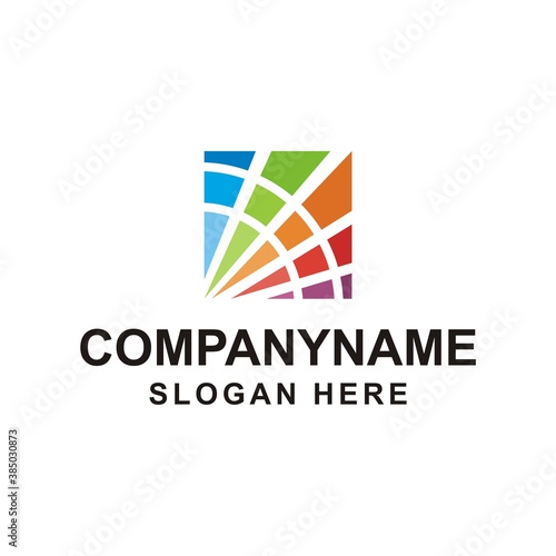 modern financial logo vector