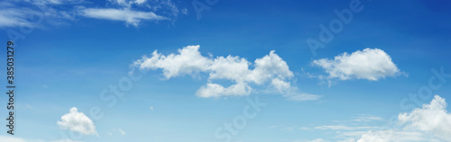 Fototapeta Naklejka Na Ścianę i Meble -  Blue sky with clouds Many beautiful white