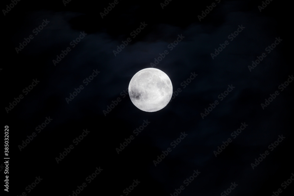 Close up picture of the shiny full moon Close up picture of the shiny full moon