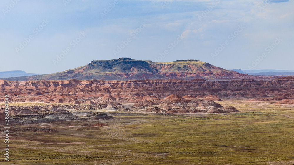 mountain in petrified forest national park