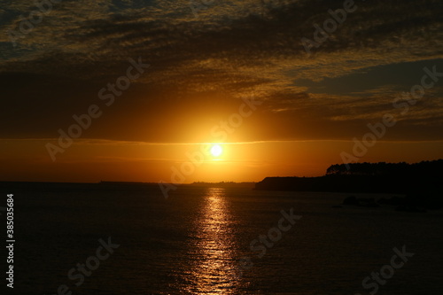 sunset at the beach