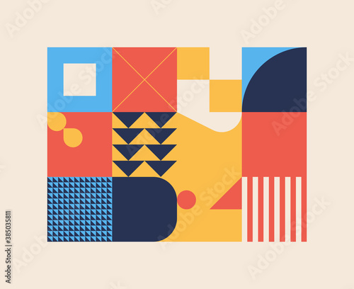Swiss Design Abstract Geometric Pattern Graphics