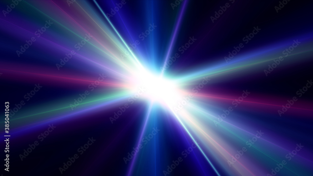 Obraz premium abstract star burst flash laser beam illustration