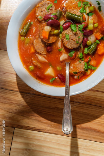 Italian Sausage Minestrone Soup photo