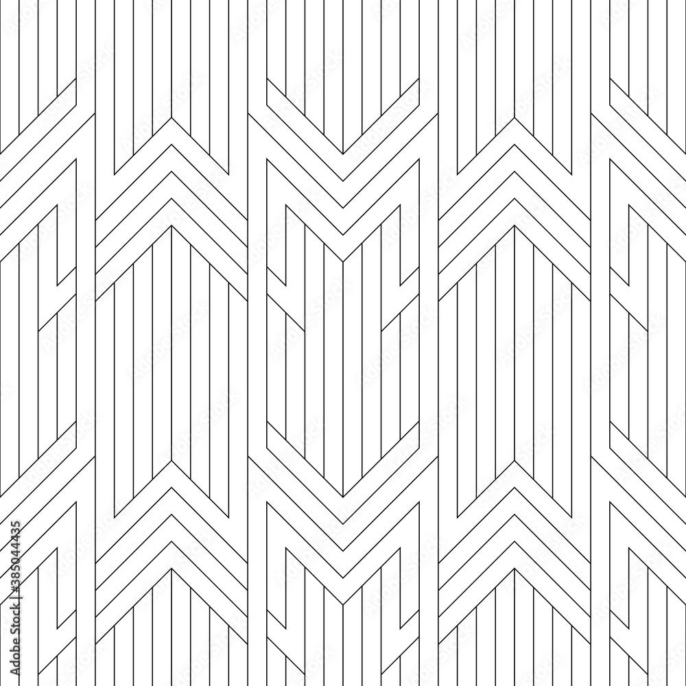 Abstract simple geometric vector seamless pattern