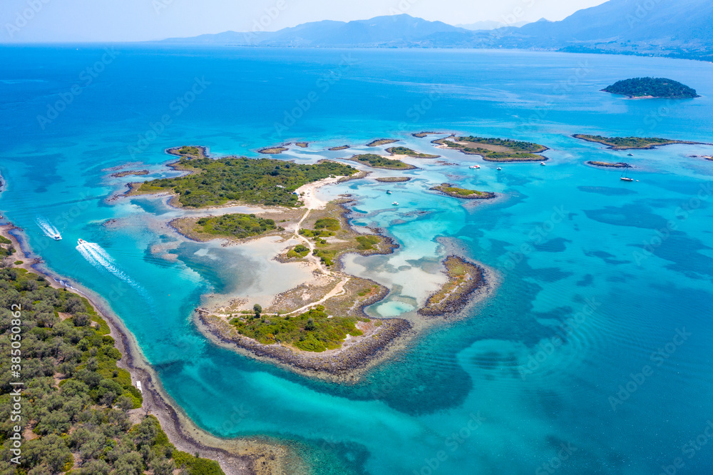 Impressive Lichadonisia, the Greek Bahamas, in North Euboea, Greece.