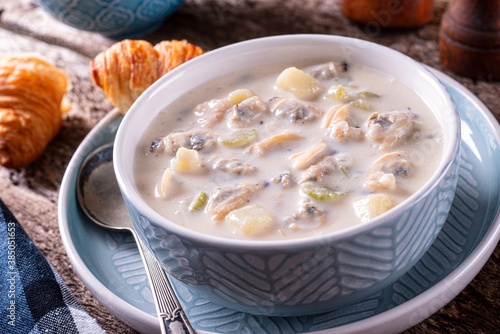 Plakat w ramie New England Clam Chowder