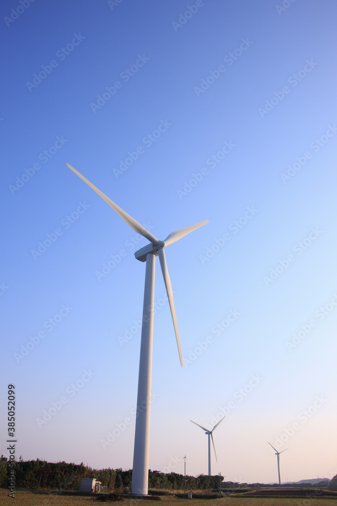 米子市大山町の風車