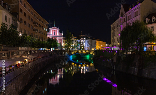 Ljubljana at Night