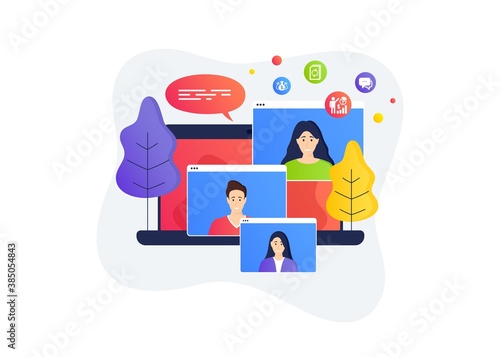 Update document, Check investment and Seo statistics icons simple set. Home education class. Online course banner. Message sign. Refresh file, Business report, Analytics chart. Chat bubble. Vector
