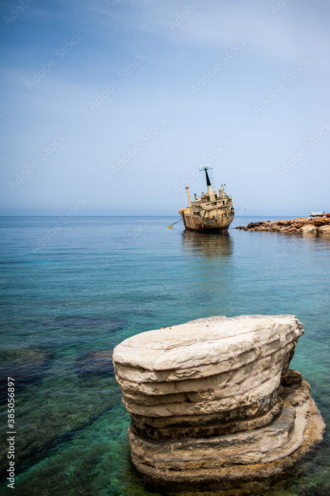 Beautiful landscape, Cyprus sea coast