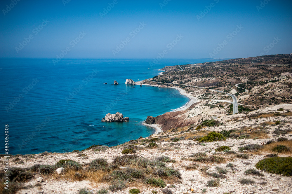Beautiful landscape, Cyprus sea coast