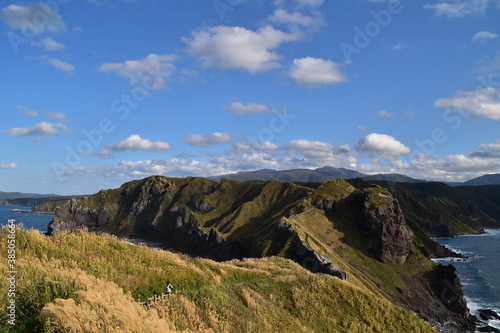 The view of Shakotan in Hokkaido, Japan