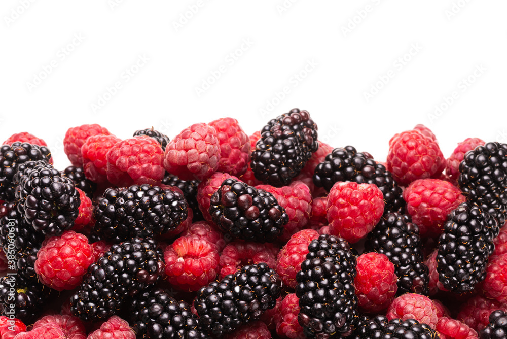Tasty raspberry and blackberry background. Tasty raspberry and blackberry background.