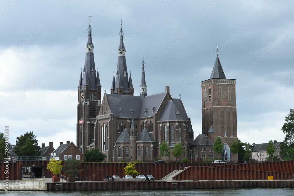 Fototapeta premium Roman catholic church in Cuijck the Netherlamds