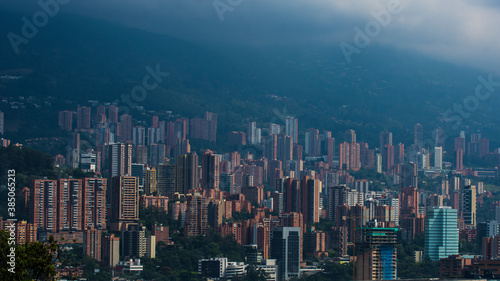 Skyscrapers at Medellin  Colombia