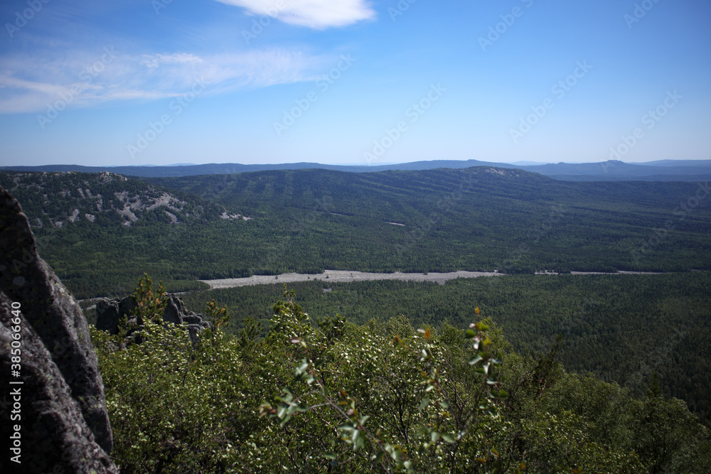 Fototapeta premium View from the top of the 