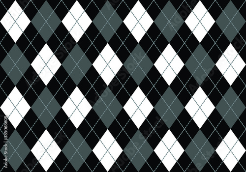 seamless vector argyle pattern background	
