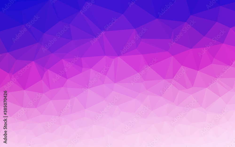 Obraz premium Light Pink, Blue vector abstract mosaic background.
