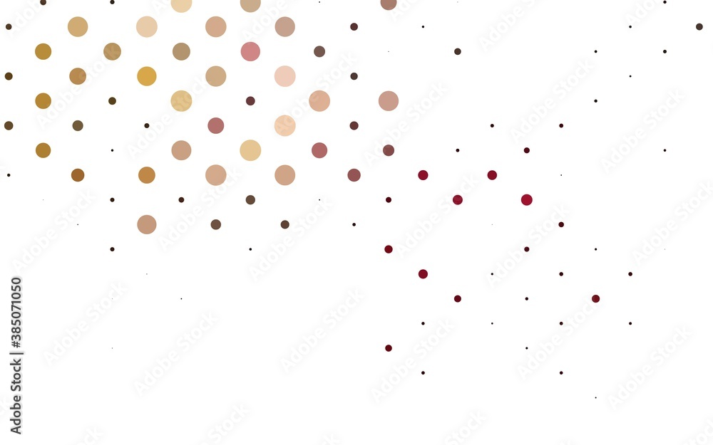 Light Pink, Yellow vector template with circles. Light Pink, Yellow vector template with circles.
