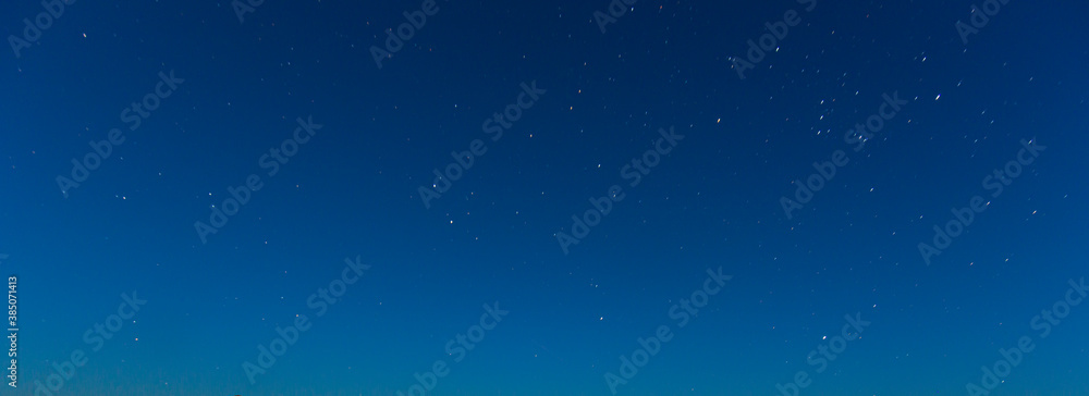 Picture of cloudless starry sky at nighttime at northern hemisphere