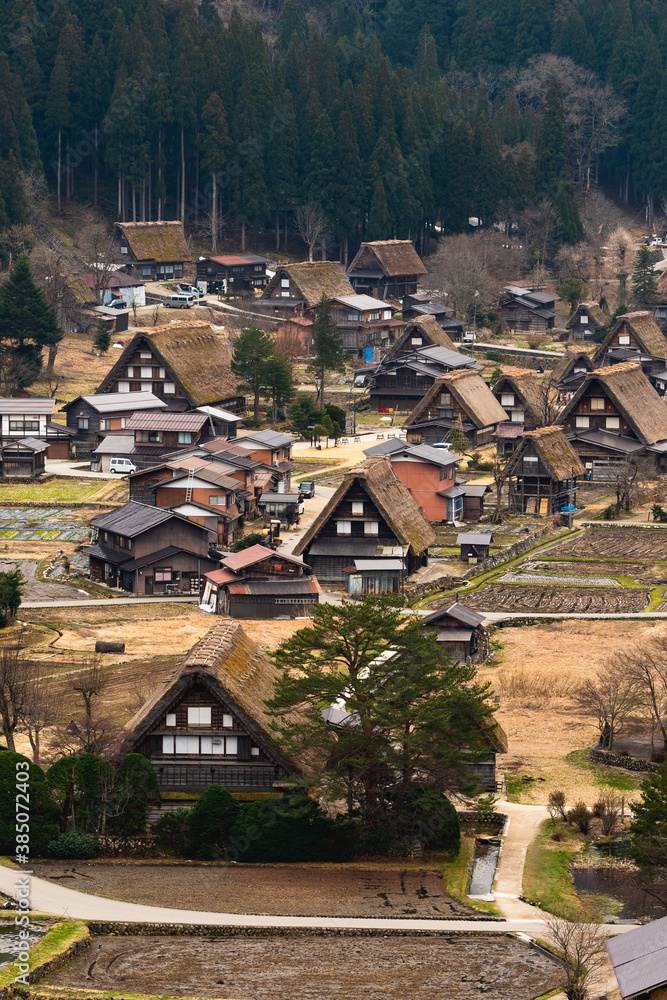 Shirakawako Village in Japan