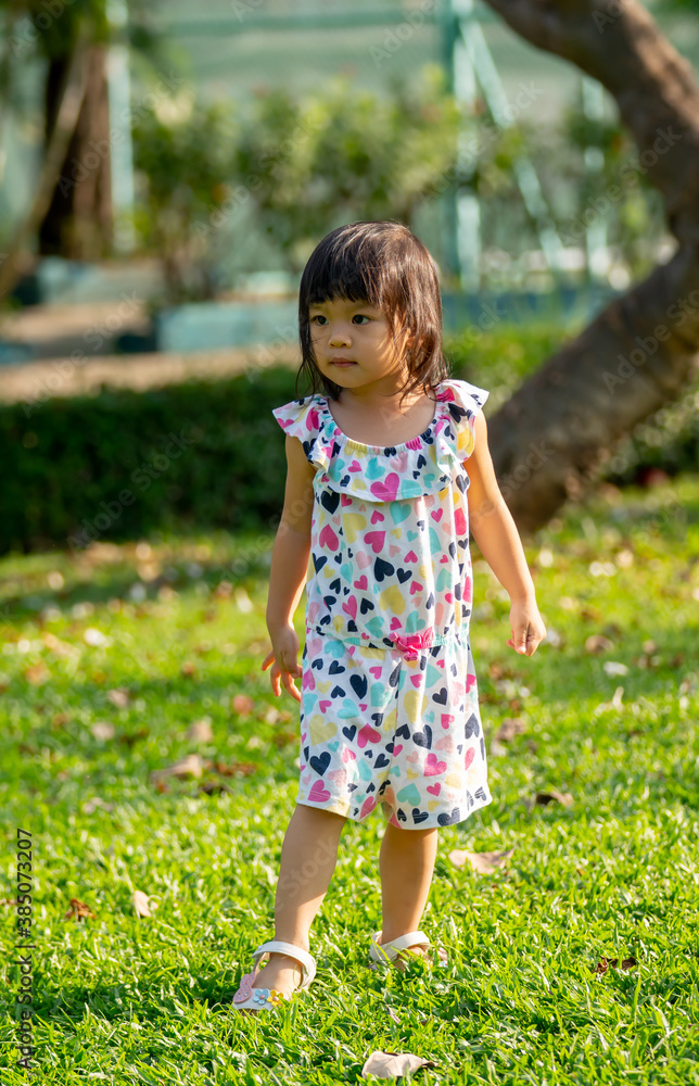 happy asian children playing in playground happy asian children playing in playground
