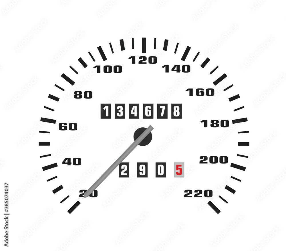 Retro speed meter. vector illustration Retro speed meter. vector illustration