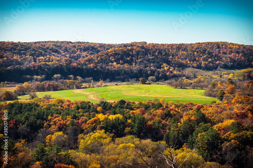 View from Wildcat Mountain State Park lookout.