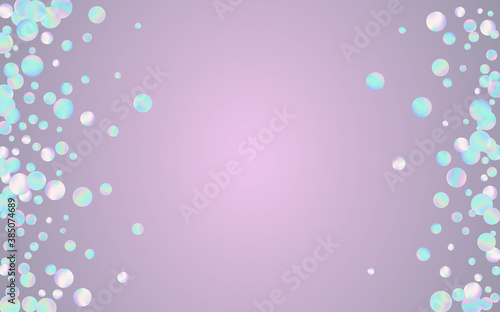 Holographic Shine Top Blue Background. Gradient 