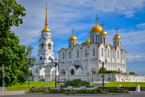 Canvas Print Assumption Orthodox Cathedral of Vladimir town, Vladimir region of Russia