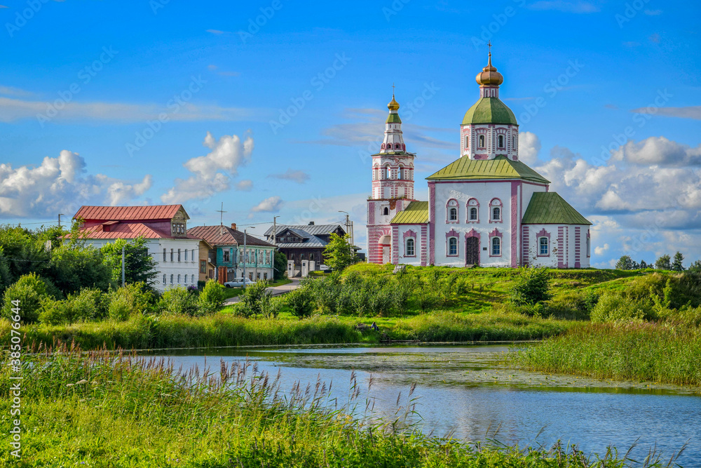 Scenic view of the Elias Orthodox Church in Suzdal