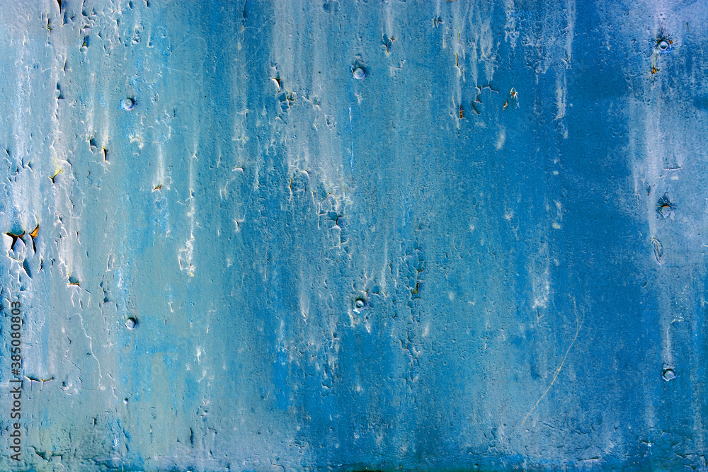 Long painted sheet of metal. Old paint wears off with age. Graphic resources. Vintage. Long painted sheet of metal. Old paint wears off with age. Graphic resources. Vintage.