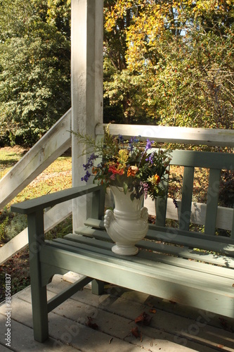 Autumn on the porch