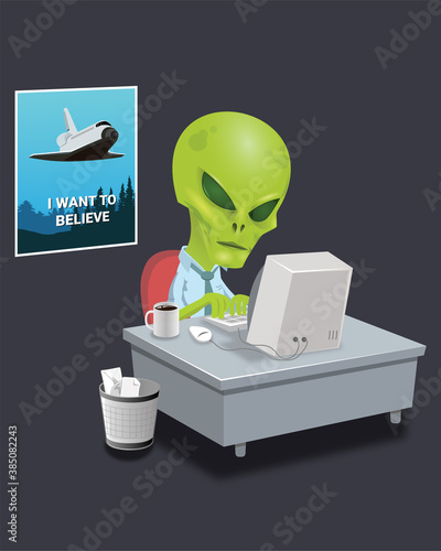 Working Alien