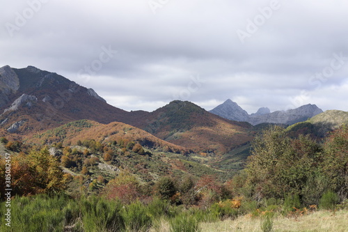 Castilla y León. León. Prioro. Otoño, paleta de COLORES.