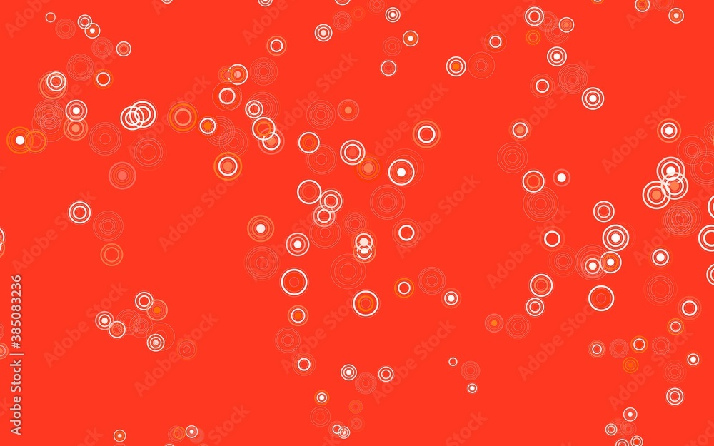 Light Red vector pattern with spheres. Light Red vector pattern with spheres.