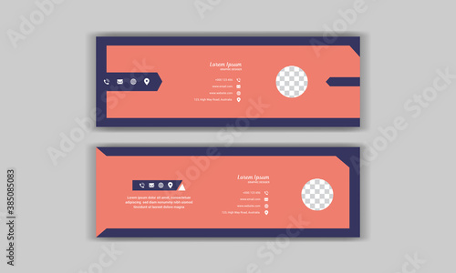 Corporate Email Signature Design. email signature template	
