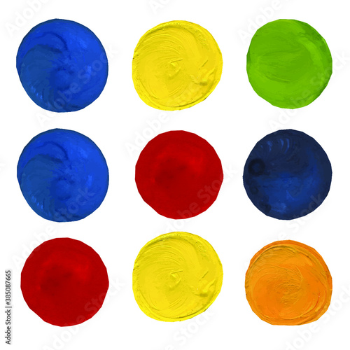 Chromatic colors, traffic light, primary colors and complementary colors