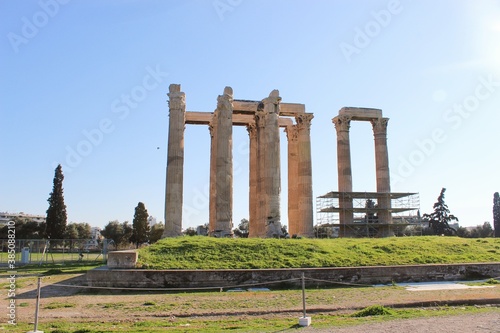 At the Temple of Olympian Zeus