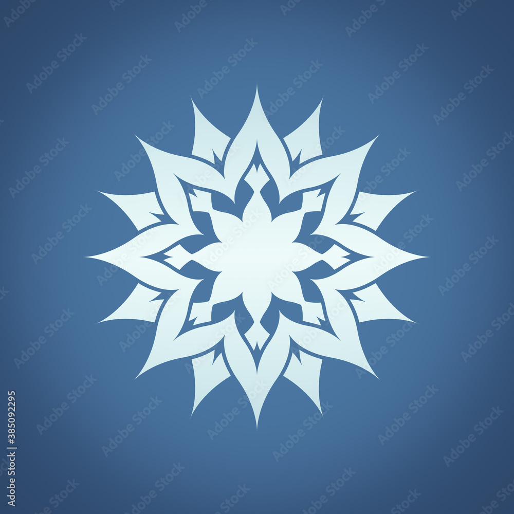 Abstract flower illustration. Abstract flower illustration.