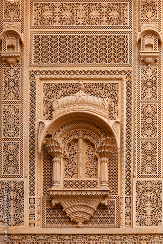 Exterior of Patwon Ki Haveli in Jaisalmer  Rajasthan  India