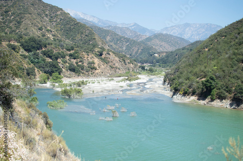Enjoying Summer Holiday in San Gabriel Mountains in California