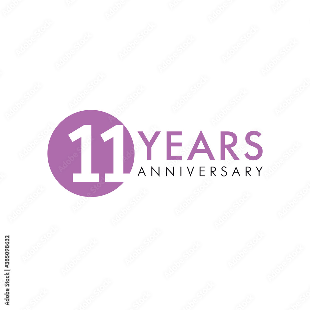 11 th anniversary numbers. 11 years old creative congrats. Cute congratulation concept. Isolated abstract graphic design template. Purple digits. Up to 11%, -11% percent off discount. Decorative sign. 11 th anniversary numbers. 11 years old creative congrats. Cute congratulation concept. Isolated abstract graphic design template. Purple digits. Up to 11%, -11% percent off discount. Decorative sign.