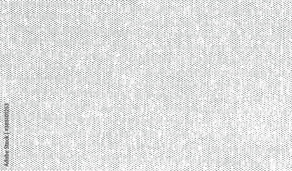 Vector fabric texture. Distressed texture of weaving fabric. Grunge background. Abstract halftone vector illustration. Overlay to create interesting effect and depth. Black isolated on white. EPS10. Vector fabric texture. Distressed texture of weaving fabric. Grunge background. Abstract halftone vector illustration. Overlay to create interesting effect and depth. Black isolated on white. EPS10.