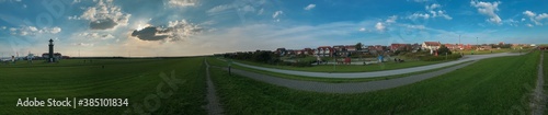 Panorama von der Insel Juist.