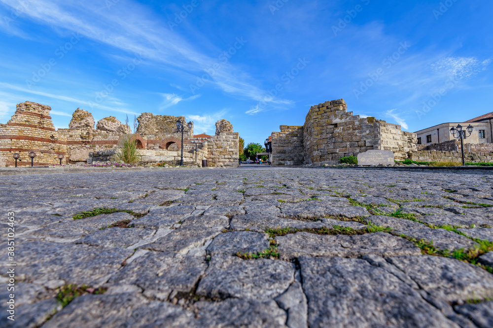 View of the old town of Nesebar